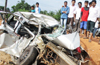 1 dead, 3 injured in car-lorry collision near Murdeshwar